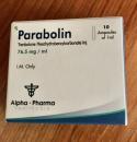 【Alpha Pharma】 パラボリン (Parabolin) 76.5mg/ 1ml 10本