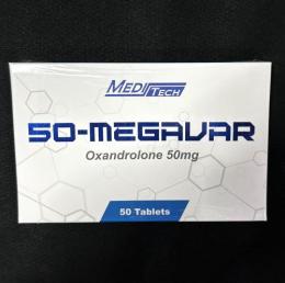 【メディテック社】 50メガバー(オキサンドロロン50mg) 50錠